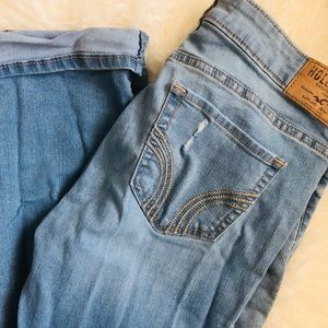 Lightly distressed jeans